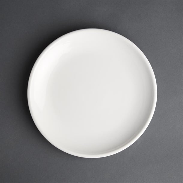 Olympia Cafe Coupe Plate White - 205mm (Box 12)