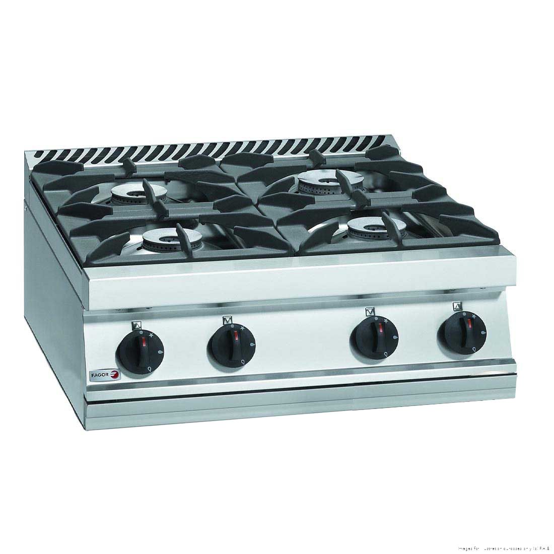 Fagor 700 Series Natural Gas 4 Burner SS Boiling Top CG7-40H
