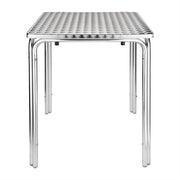 Bolero Square Stacking Bistro Table St/St Top - 600mm CG837 - Hospitality Connect