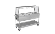 Culinaire Mobile Bain Marie with A Frame Gantry 4 Bay CH.BMM.GA.4. - Hospitality Connect