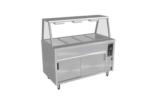 Culinaire Island Bain Marie with A Frame Gantry 7 Bay CH.BMH.I.7. - Hospitality Connect