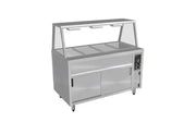 Culinaire Island Bain Marie with A Frame Gantry 7 Bay CH.BMH.I.GA.8. - Hospitality Connect