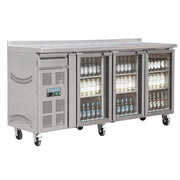 Polar U-Series Premium Bar Fridge 2 Door St/St 366Ltr CK490-A - Hospitality Connect