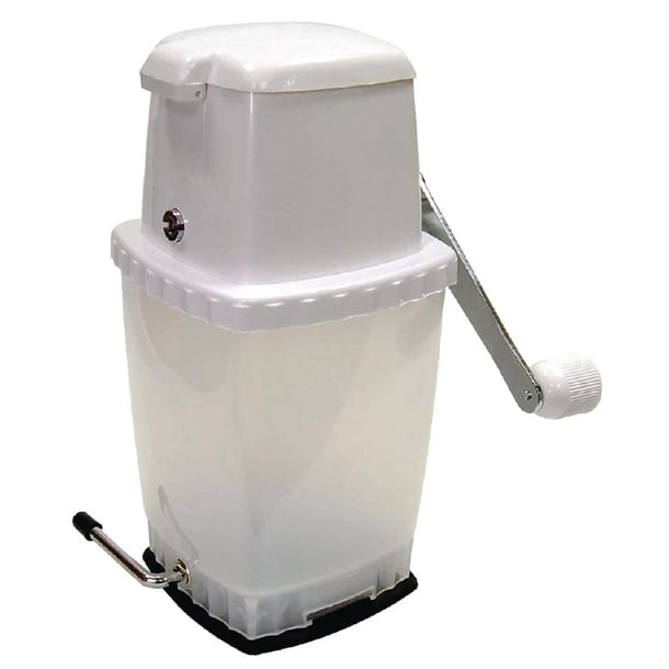 Manual Ice Crusher Vacuum Base White - Hospitality Connect