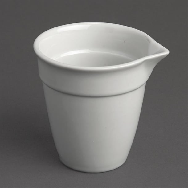 Olympia Bistro Milk Jug White - 100ml 3.5oz (Box 12) - Hospitality Connect