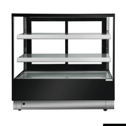 Bonvue CL1200-2S 3-level square cold food display with lower base, 240V, 1200x705x1250mm