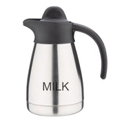 Olympia Vacuum Jug Etched "Milk" - 0.5Ltr with screwtop - Hospitality Connect