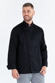 Aussie Chef Prochef Classic Black Long Sleeves-XS Jacket