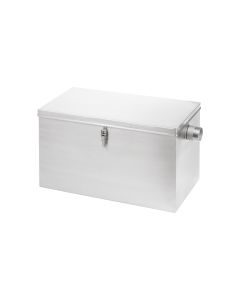 3Monkeez freestanding glass rack add-on bay with end frame and four tray slides, made of durable 304 stainless steel.