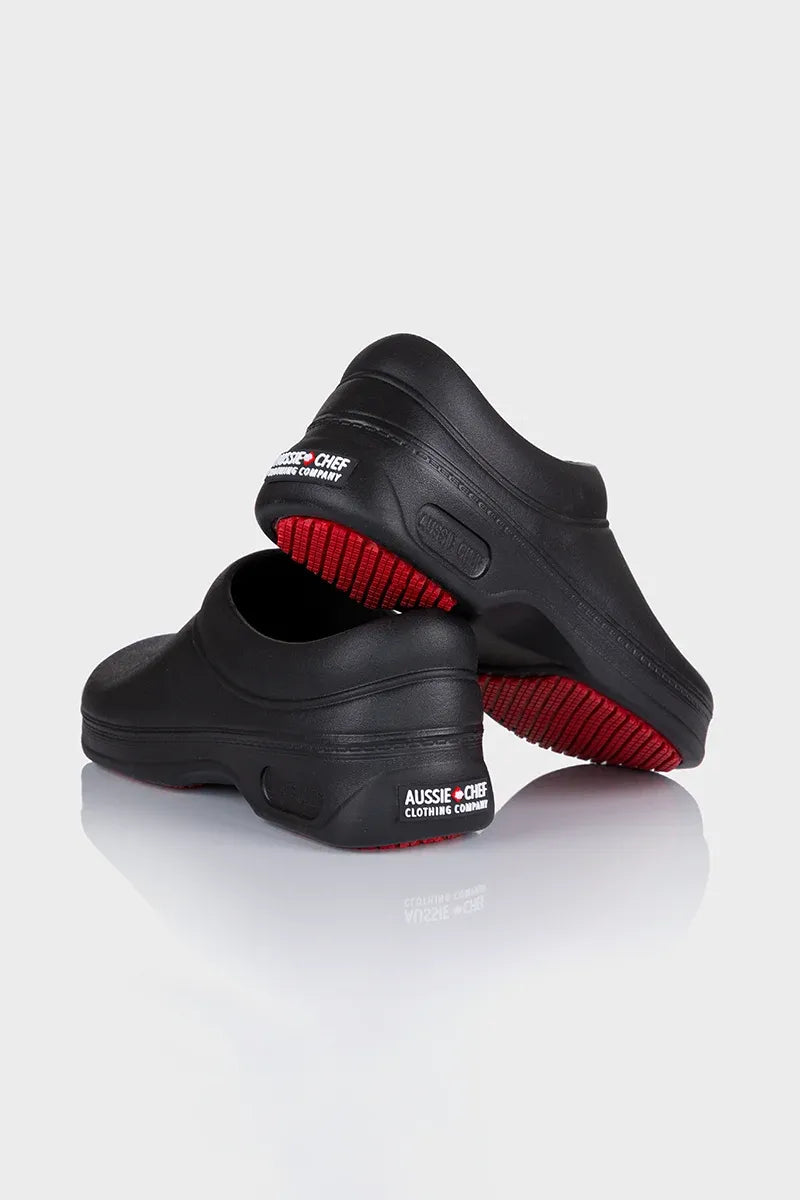 Aussie Chef Neo Pro Chef Clog Red Sole-Size: 39