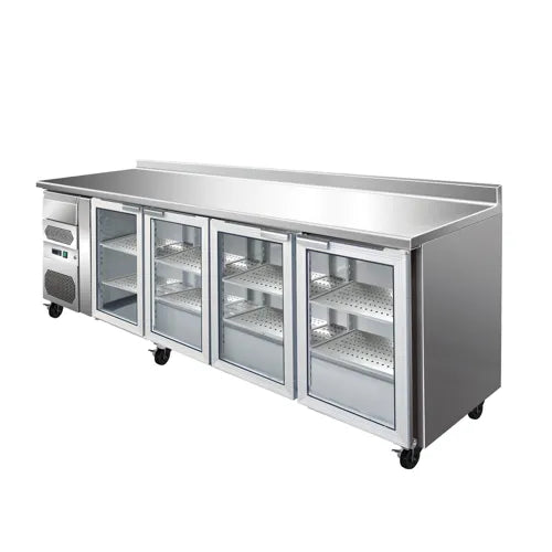 Thermaster  TROPICALISED Four Door Bar Fridge CM25G. - Hospitality Connect