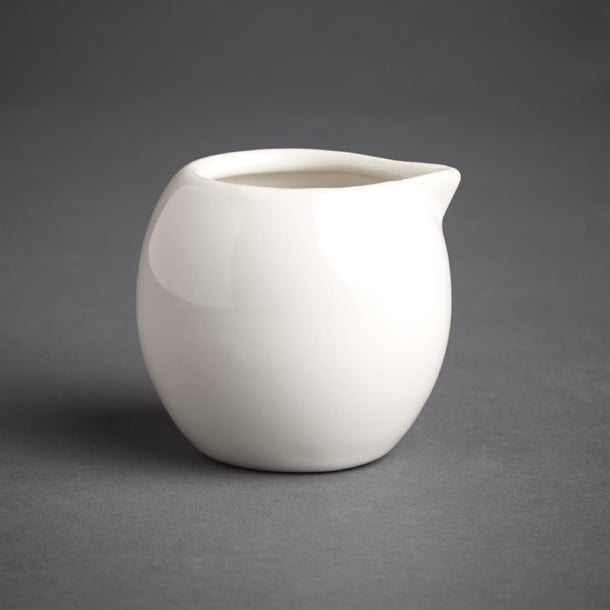 Olympia Cafe Milk Jug White - 70ml (Box 6) - Hospitality Connect