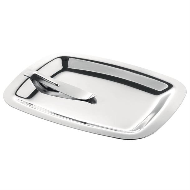 Olympia Stainless Steel Tip Tray w/ Spring Hold 150x120mm - Hospitality Connect