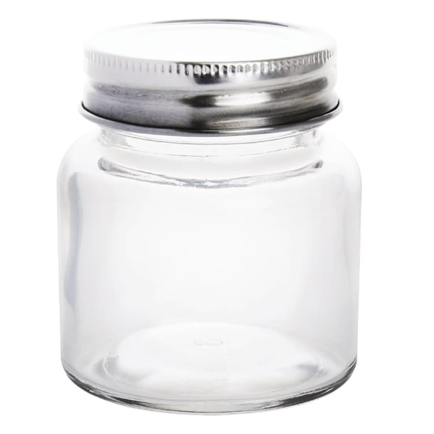 Vogue Glass Jar with St/St Lid - 86x130mm 550ml (Box 6)