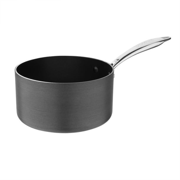 Vogue Annodised Aluminium Non Stick Sauce Pan 180mm - Hospitality Connect