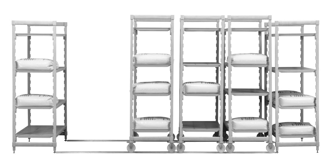 CAMBRO HD MOBILE KIT 4 TIER 610 X 1070 X 1910mm CPHU244275V4480 - Hospitality Connect