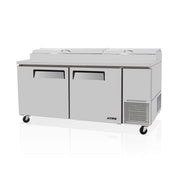 Turbo Air Pizza Prep Table 2 Door CTPR67SD. - Hospitality Connect