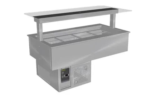Culinaire Refrigerated Well Counter Line Under Bench 8 Bay CR.CWCF.U.GSF.8. - Hospitality Connect