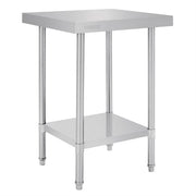 Vogue Premium 304 Stainless Steel Table - 600x600x900mm - Hospitality Connect