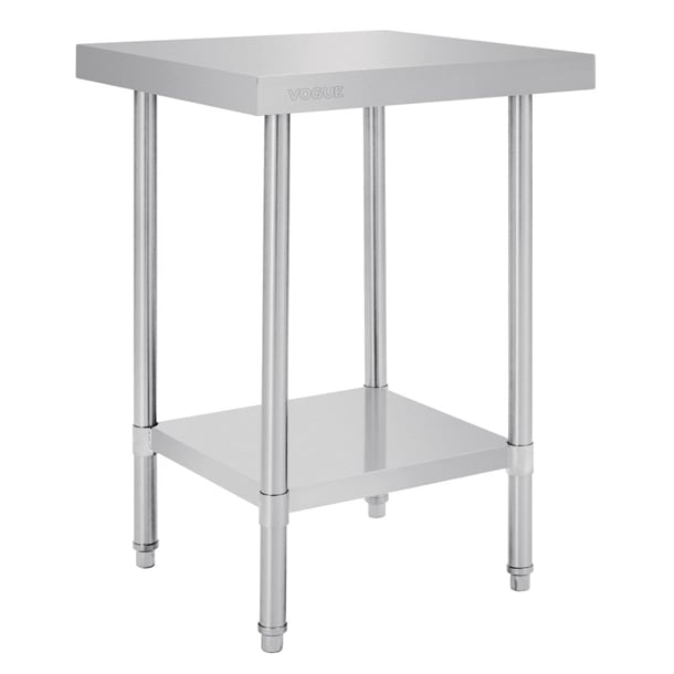 Vogue Premium 304 Stainless Steel Table - 600x600x900mm - Hospitality Connect