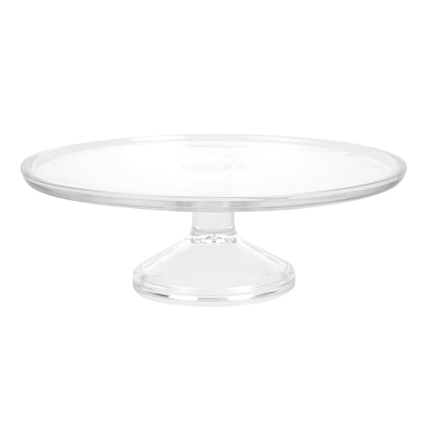 Olympia Glass Cake Stand Base for Dome CS014 - 305x95mm 12x 3 3/4" - Hospitality Connect