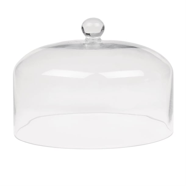 Olympia Glass Cake Stand Dome for Base CS013 - 285x200mm 11 1/5x 7 9/10" - Hospitality Connect