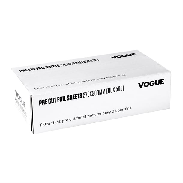 Vogue Foil Sheets - 270x300mm (Box 500) - Hospitality Connect