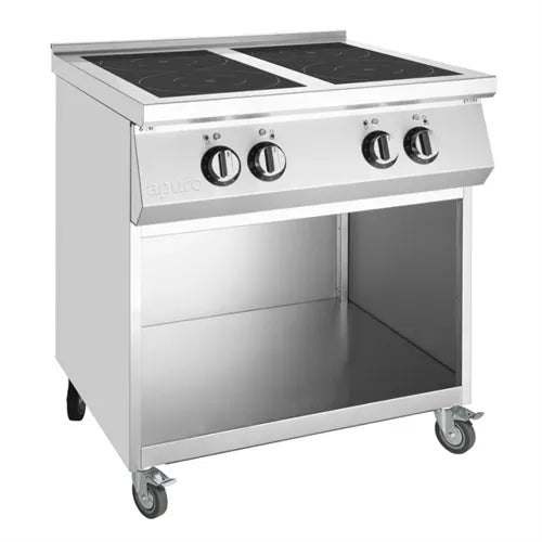 Apuro Freestanding 4 Zone Induction Hob CU488-A - Hospitality Connect