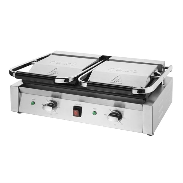 Apuro Bistro Contact Grill - Double Flat Plate - Hospitality Connect