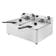 Apuro Double Fryer - 2x5Ltr - 2x2.8kW - Hospitality Connect