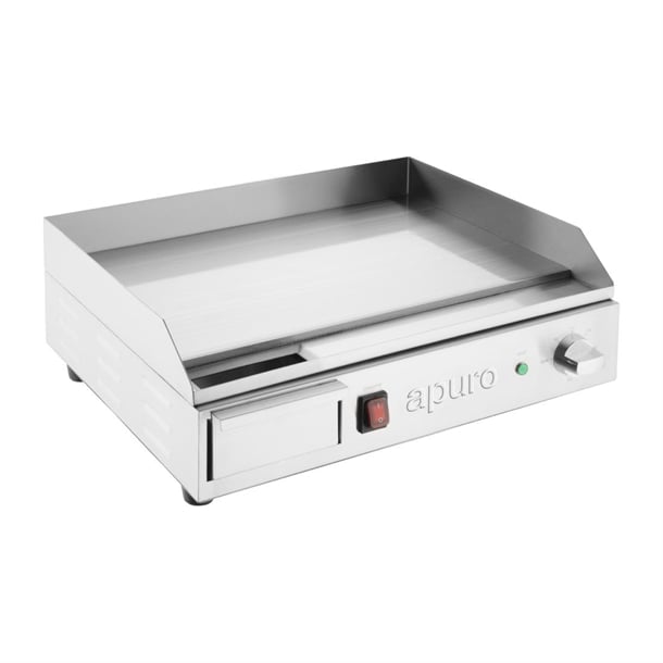 Apuro Small Countertop Griddle - Steel Plate - Hospitality Connect