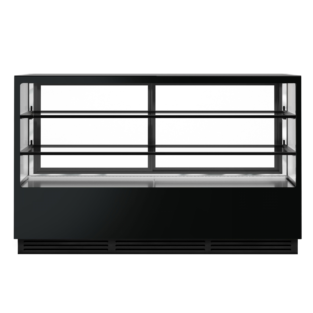 2 Shelves Square Cake Display Cabinet - CVS180-2B