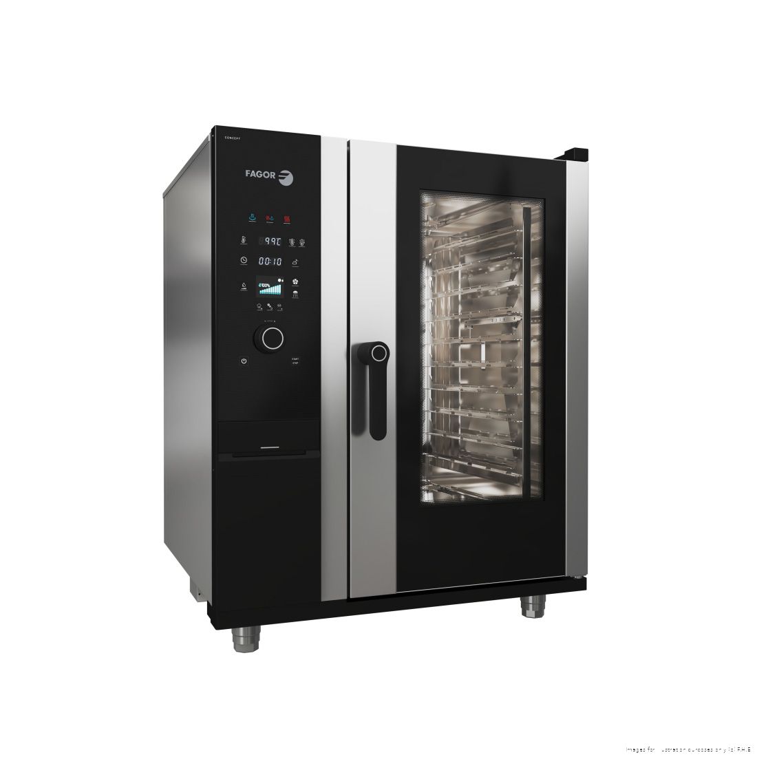 Fagor IKORE Concept CW-101ERSWS 10-tray combi oven in stainless steel