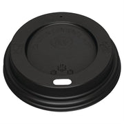 Fiesta Recyclable Lid For Hot Cups - Black - 340/455ml (Pack 50)