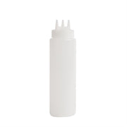 Vogue Squeeze Bottle Clear 3 Nozzle - 681ml 23fl oz - Hospitality Connect