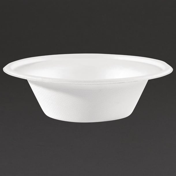 Fiesta Compostable Bagasse Round Bowl 300ml (Pack 50)