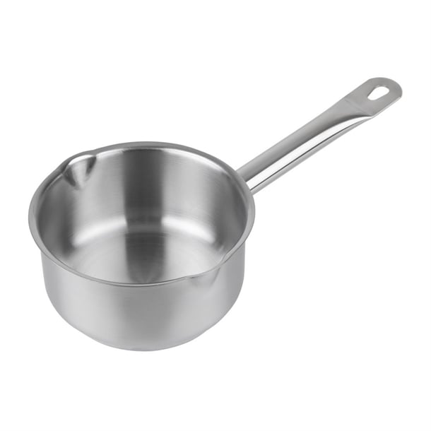 Vogue Stainless Steel 1Ltr Milk Pan - Hospitality Connect