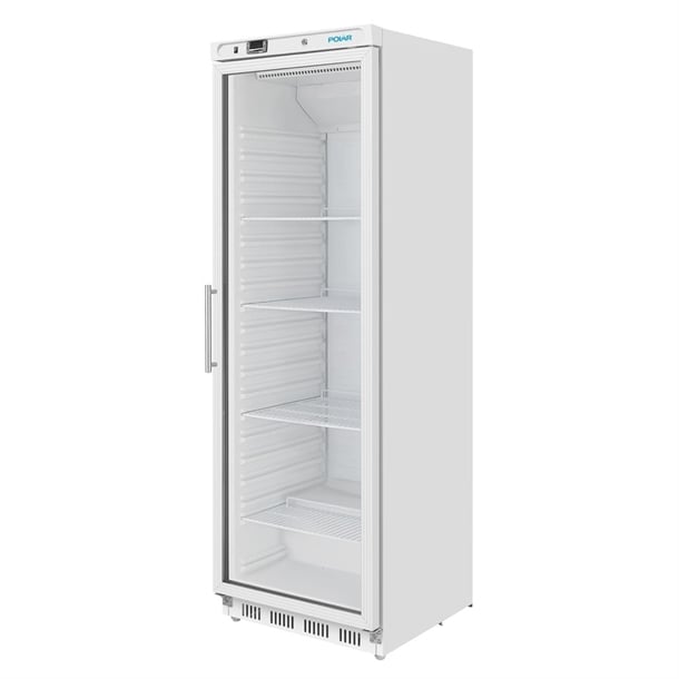 Polar C-Series Upright Display Fridge White - 400Ltr - Hospitality Connect