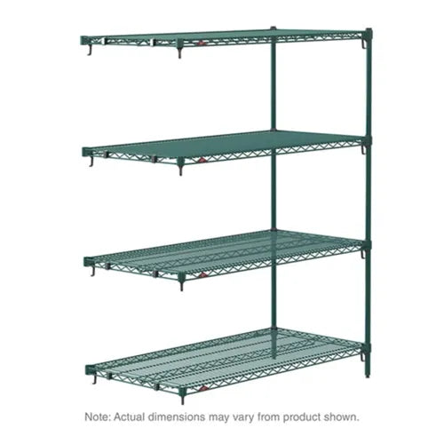 Metro Super Erecta Add on 18”x 42” - 4 Wire Shelves, 2 Posts - Hospitality Connect