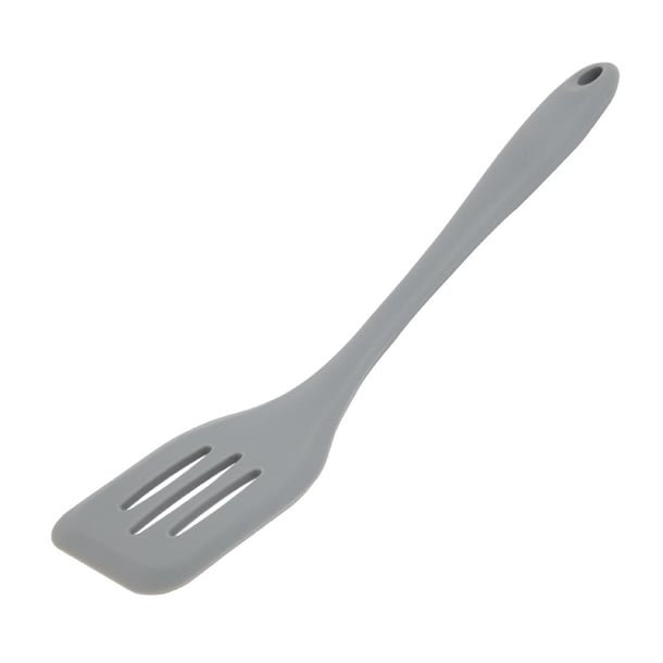 Vogue Silicone High Heat Flexible Slotted Turner Grey - 295mm 12"