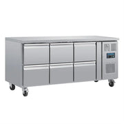 Polar U-Series Six Drawer Gastronorm Counter Fridge DA548-A