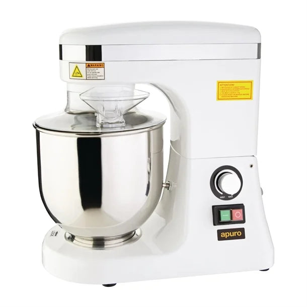 Apuro Planetary Mixer White - 7Ltr DB266-A - Hospitality Connect
