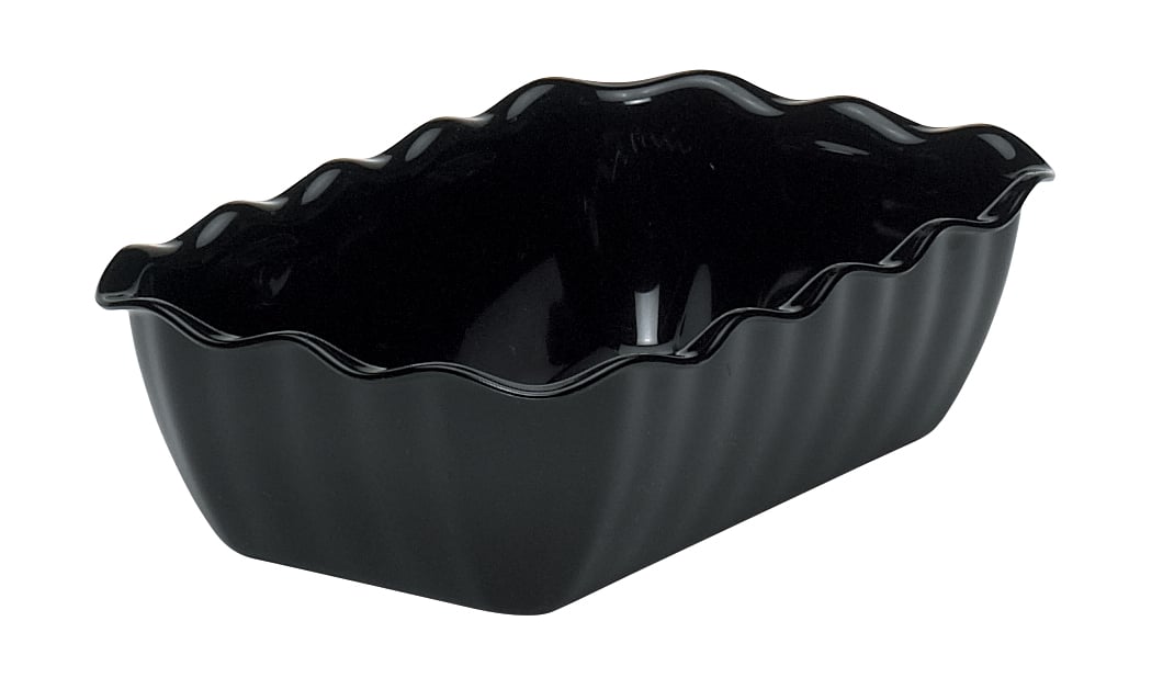 CAMBRO Rectangular Deli Crock 2L Black Box of 6