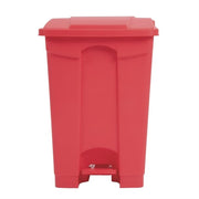 Jantex Kitchen Pedal Bin Red - 45Ltr - Hospitality Connect