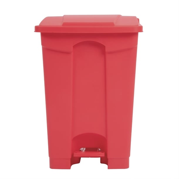 Jantex Kitchen Pedal Bin Red - 45Ltr - Hospitality Connect