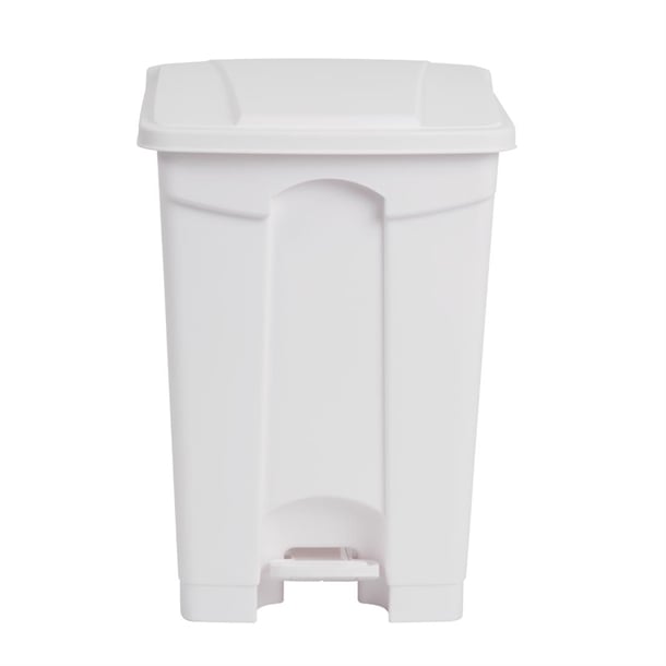 Jantex Kitchen Pedal Bin White - 45Ltr - Hospitality Connect