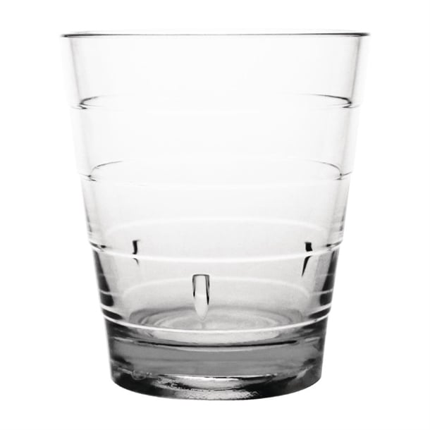 Olympia Kristallon Polycarbonate Ringed Tumbler - 285ml 10oz Blue (Box 6) - Hospitality Connect