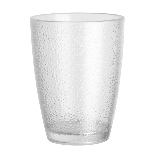 Olympia Kristallon Polycarbonate Pebbled Tumbler - 275ml 9.75oz Clear (Box 6) - Hospitality Connect