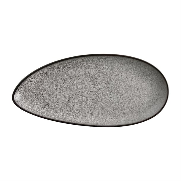 Olympia Mineral Leaf Plate - 255x118mm 10x4 1/2" (Box 6) - Hospitality Connect