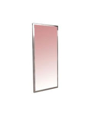 3Monkeez disabled compliant washroom mirror with satin stainless steel frame, 6mm glass, wall brackets, and anti-vandal screws.